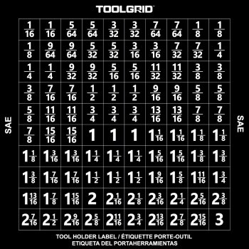 Toolgrid SAE Label Kit (TGL-SAE)